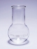 Round flask 250ml, wide neck flat bottom, Pyrex®, pack of 10